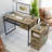 2-Drawer Side Table with Removable Wheels-1803849895