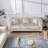 84.65" Velvet Sofa With Rivet Accents - Light Luxury Living Room Sofa-115949305