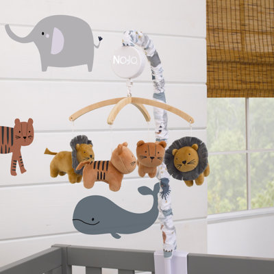 Zoo Animals Animals Musical Crib Mobile