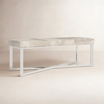 Kianda Genuine Leather Bench