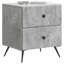 43cm W Manufactured Wood Bedside Table-715590117