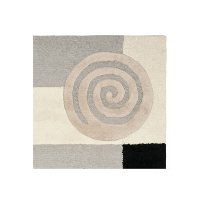 Bertile Hand Tufted Wool Ikat Rug