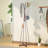 Biddeford 12 - Hook Freestanding Coat Rack in Natural Brown/Black