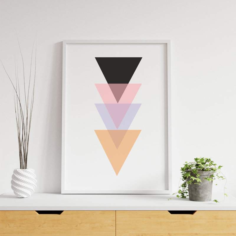 Triangle Geometric - Print on Plastic / Acrylic