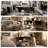 Modular Metal Sideboard Buffet Cabinet, Modern Accent Storage Cabinet With Shelves-122630369