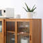 Buffet de rangement minimaliste en bois massif-129991222