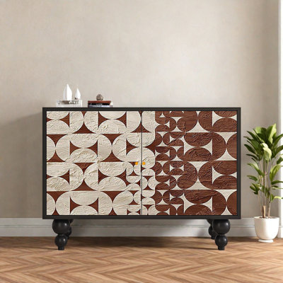 Simple modern multi-functional home decor cabinet