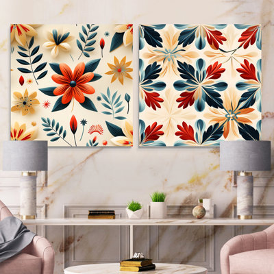Halvorson - Abstract Acrylic Wall Art Glass Set Of 2