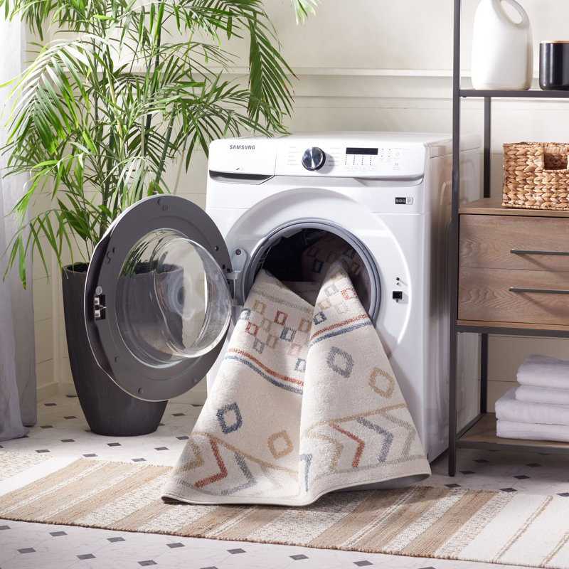 Artavious Washable Performance Machine Washable Southwestern Rug, Rectangle 8' x 10'
