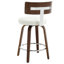 Swivel Upholstered Counter & Bar Stool-1118633825-1118633826