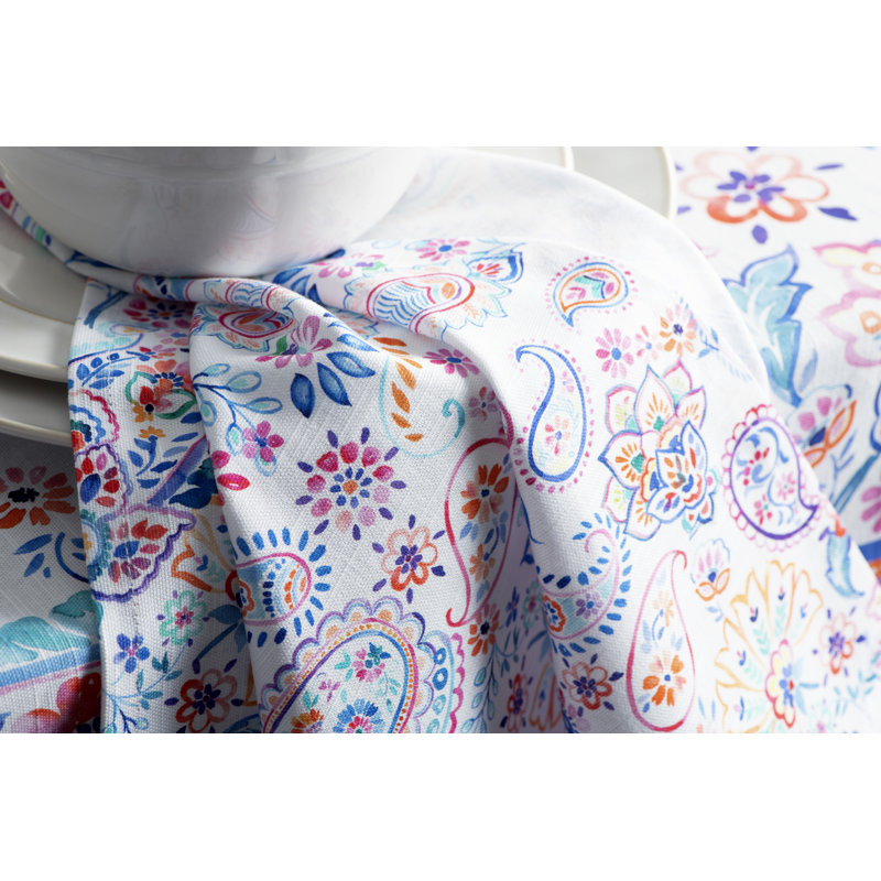 100% Cotton Paisley Square Napkin