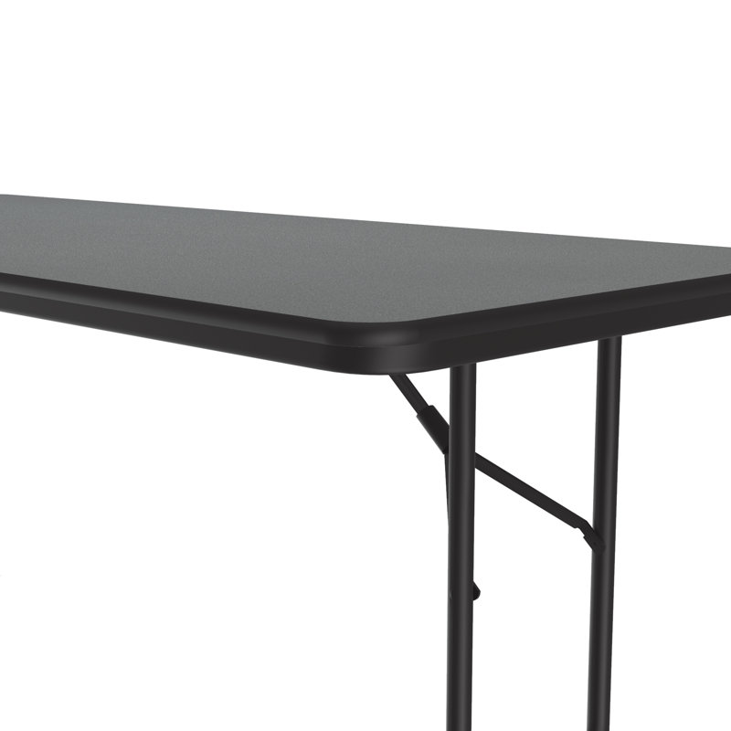 Table pliante rectangulaire 72'', Gris, H 29 po x L 48 po x l 24 po