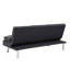 Canapé-lit pliant en cuir pour bureau double avec table basse assortie, conception multifonctionnelle-1979779334