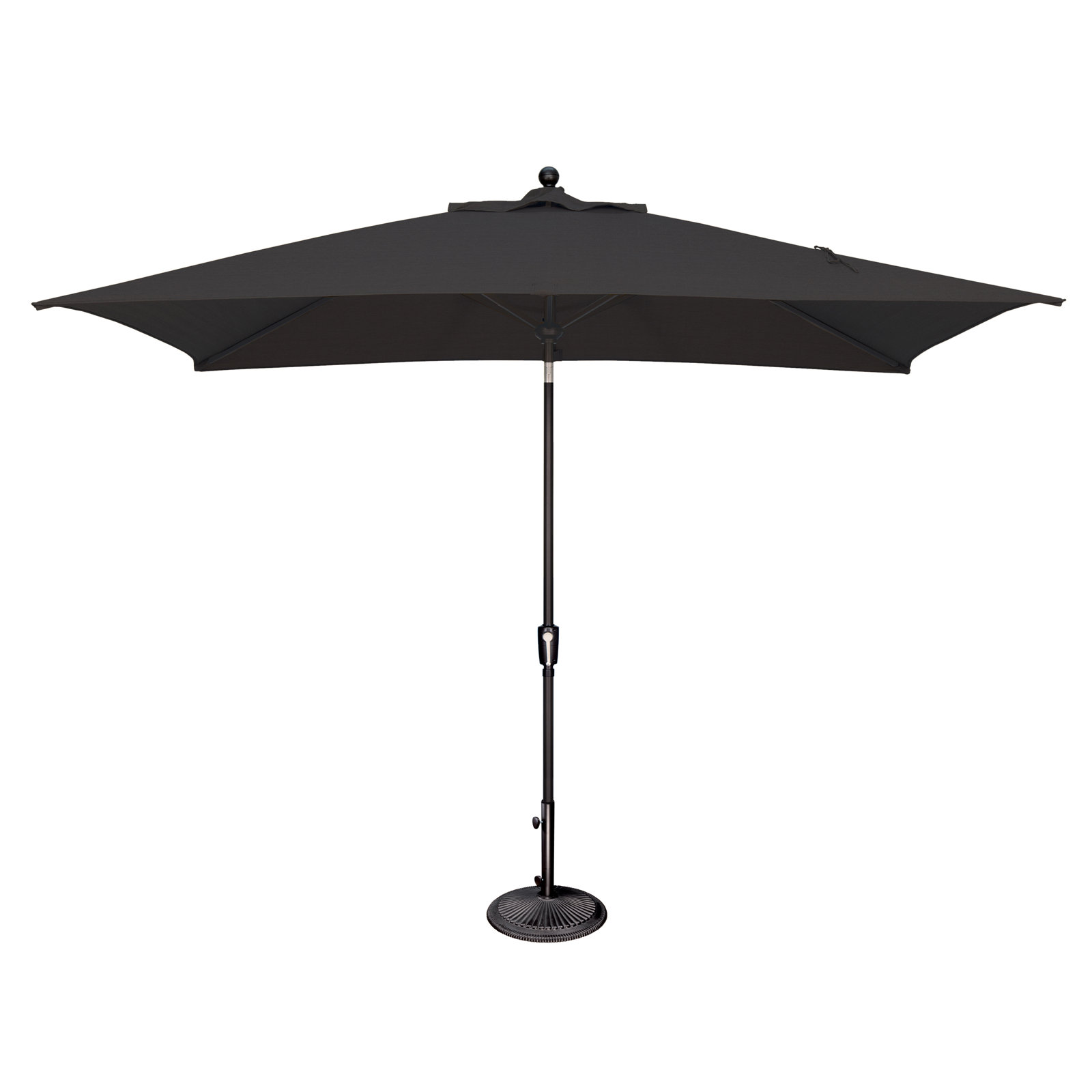 Launceston 78'' Outdoor Umbrella, Canvas Black Sunbrella® Canvas, Black