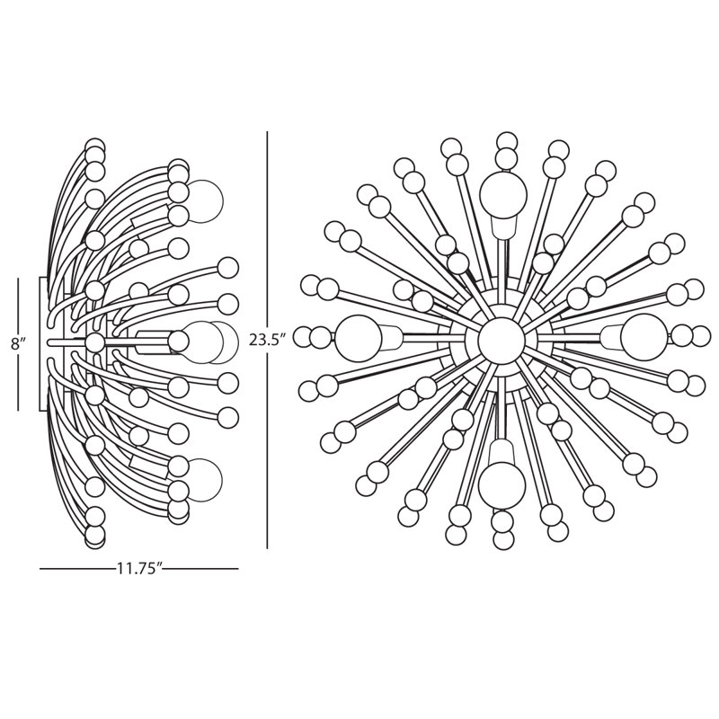 Anemone 5 - Light LED Flush Mount