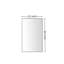 Miroir de salle de bain 60 po x 22 po, noir-33702793-33702799