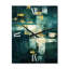 Horloge murale japonaise à motif géométrique holographique II-131130288