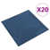 Artell 50 x 50cm Polypropylene Tile in Grey/Anthracite