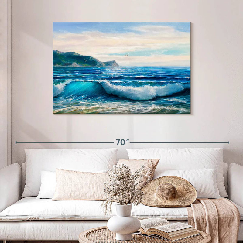Gillard Blue Wave, 30" H x 45" W