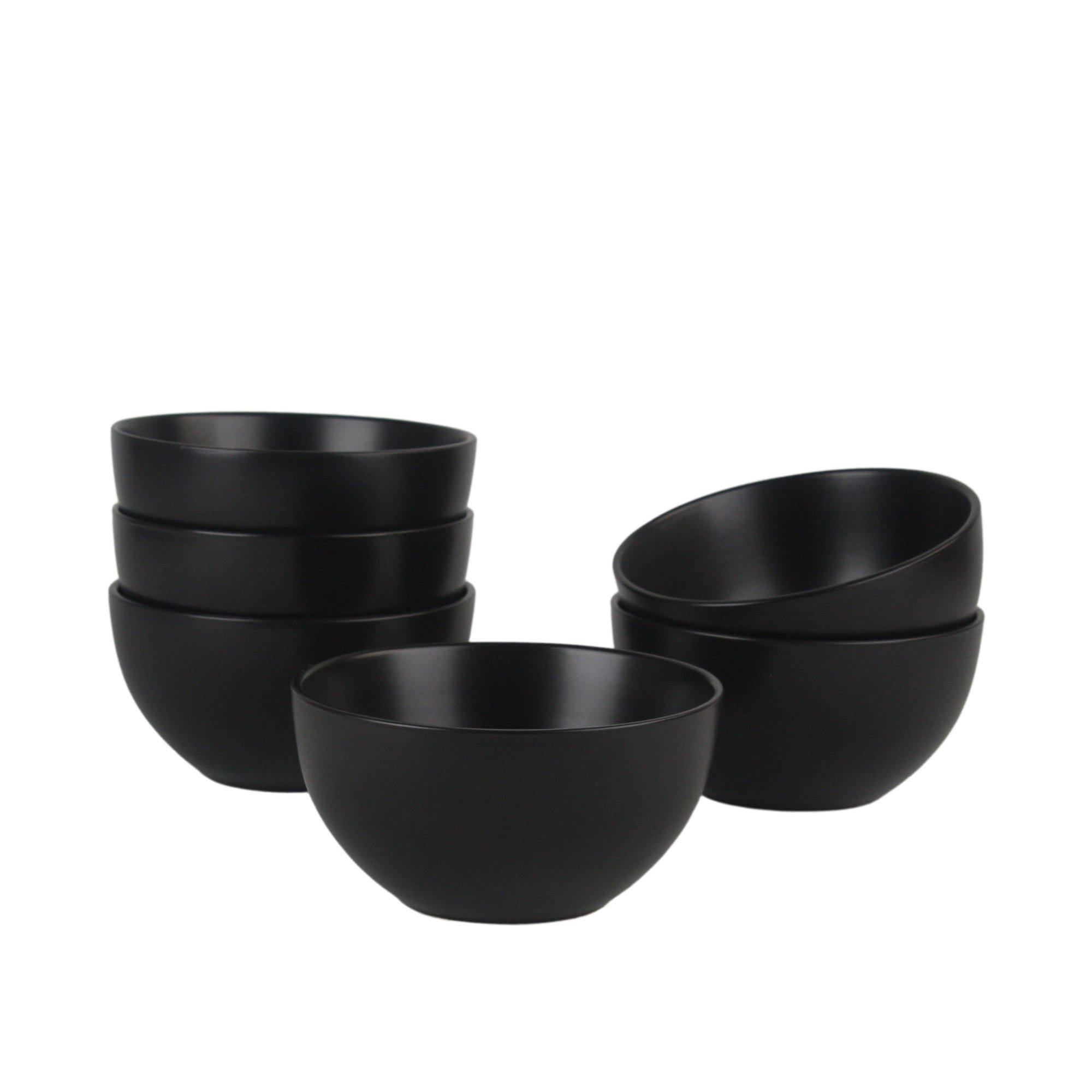 Wazee Matte 16 oz. Cereal Bowl, Black