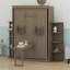 Lit escamotable avec armoire murale cachée-1921531144