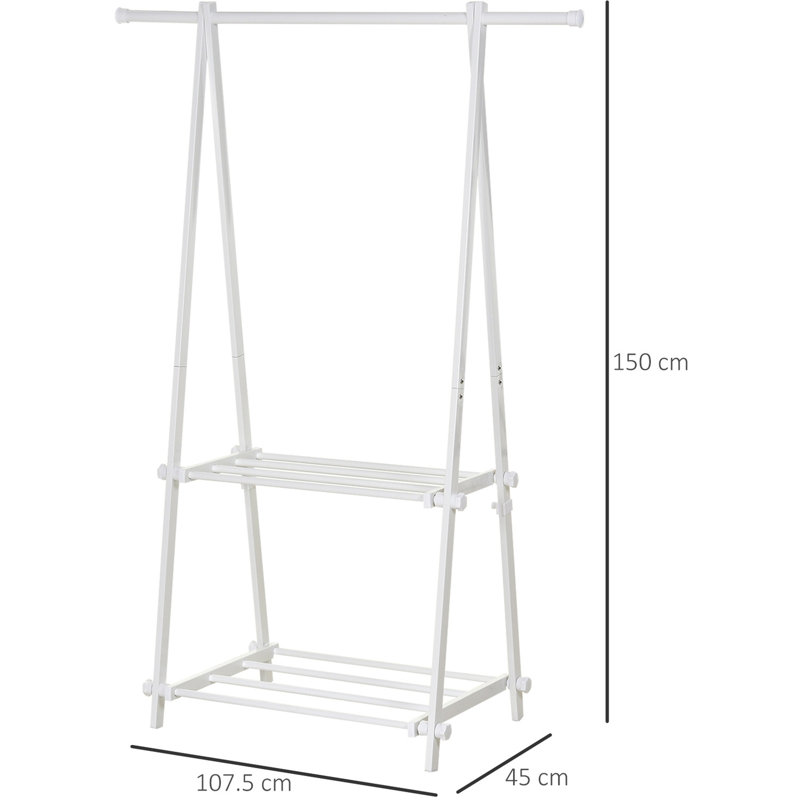 Halford Steel Freestanding Coat Rack