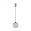 1 - Light Brushed Gold Pendant
