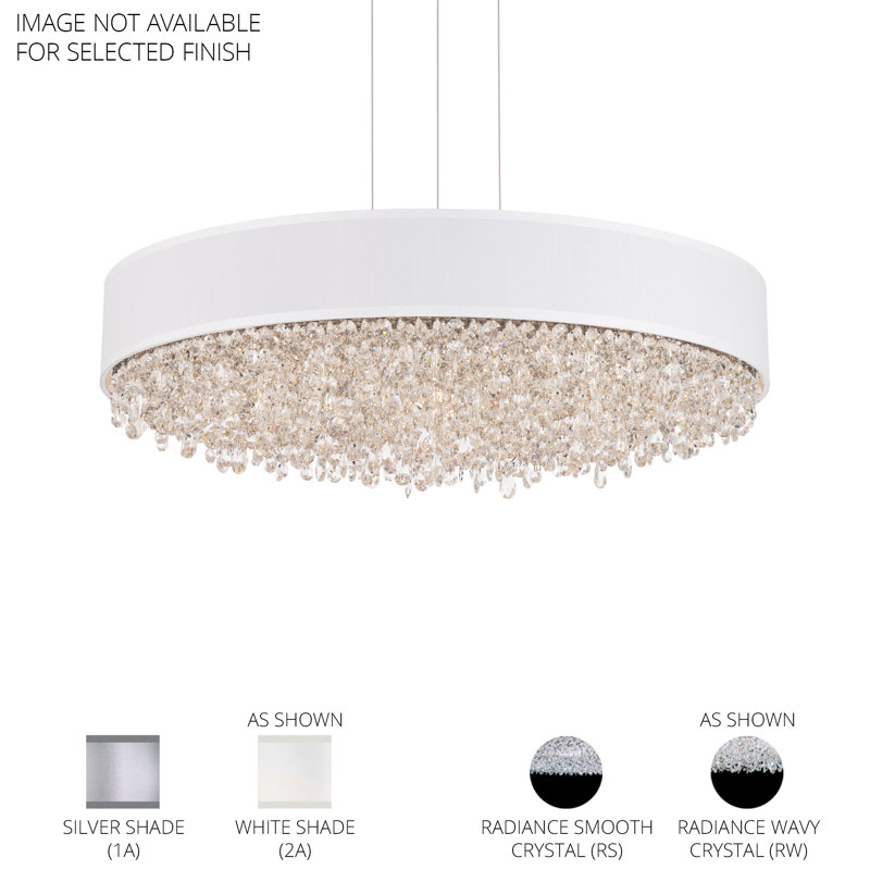 Eclyptix 1 - Light LED Chandelier, White