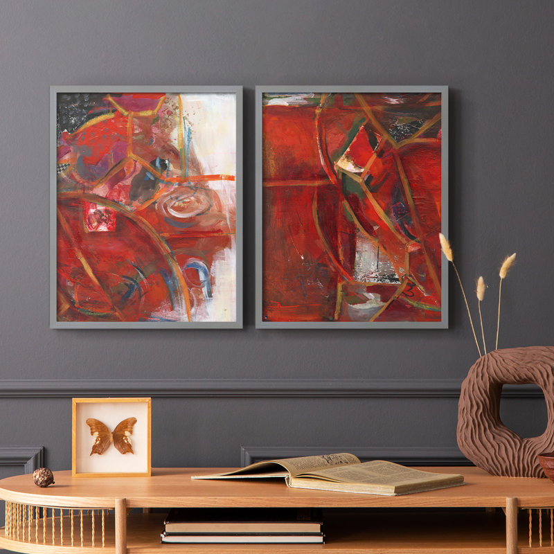 City Life I-Premium Framed Print -Ready to Hang - No Nails Required - No Nails Required, 15" H x 24" W, Green