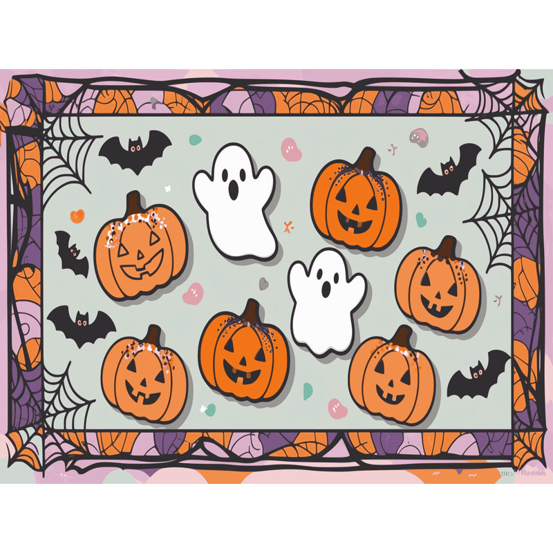 Tapis de Noël lavable The Holiday Aisle®, Rectangulaire 3 pi x 5 pi