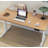Solid Wood Electric Adjustable Standing Desk-87241572