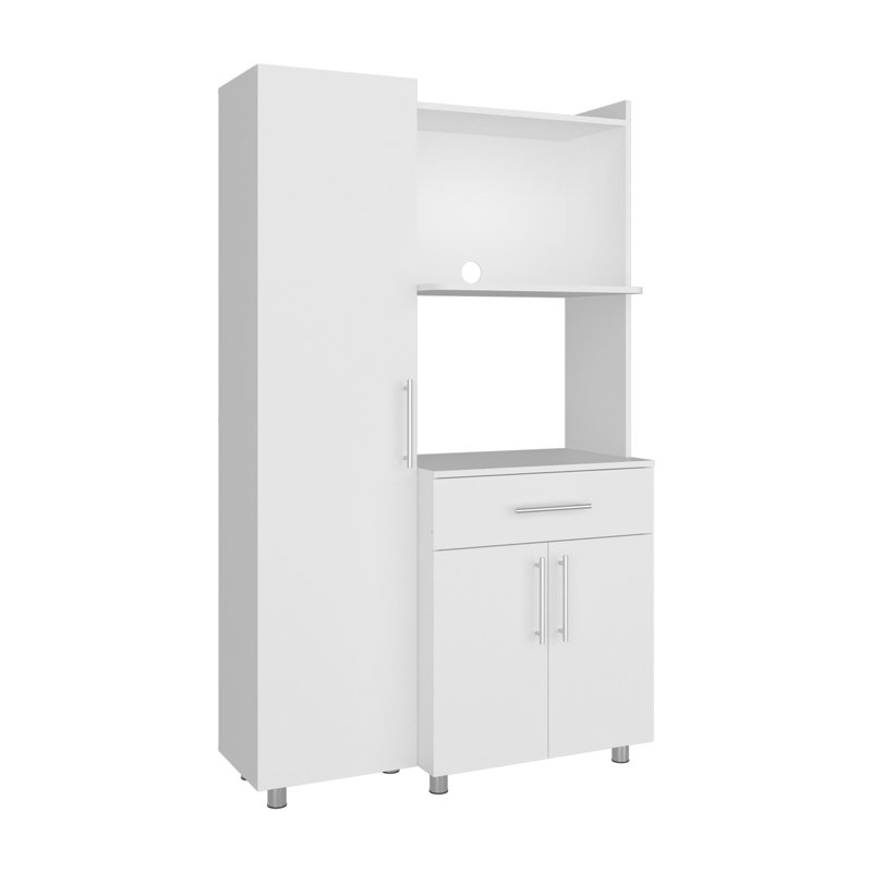 Armoire de cuisine et micro-onde complète Pantress