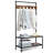 Sungu 35.5 " Wide Hall Tree with Shoe Storage and Shelves-951907591