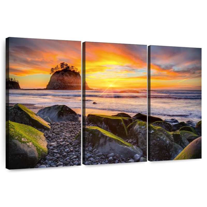 Gillard Rialto Beach Coast, H 48 po x l 74 po
