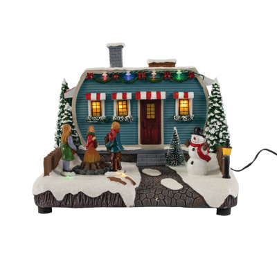 Village de Noël animé - Campeur lumineux