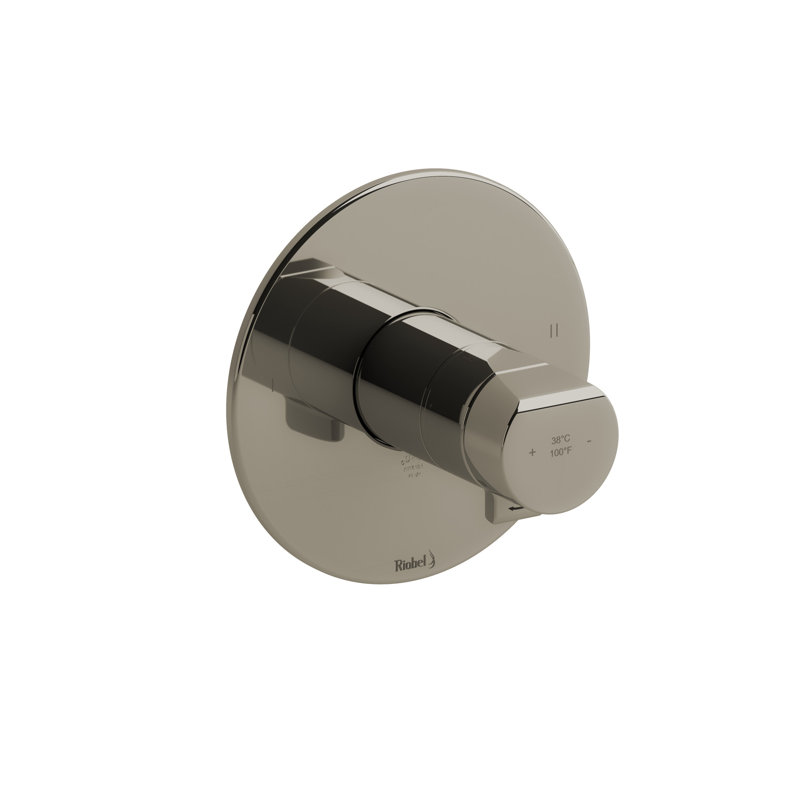 Parabola™ Complete Shower System with Rough-in Valve, Polished Nickel
