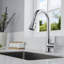 Robinet de cuisine à poignée simple pull down-49414070