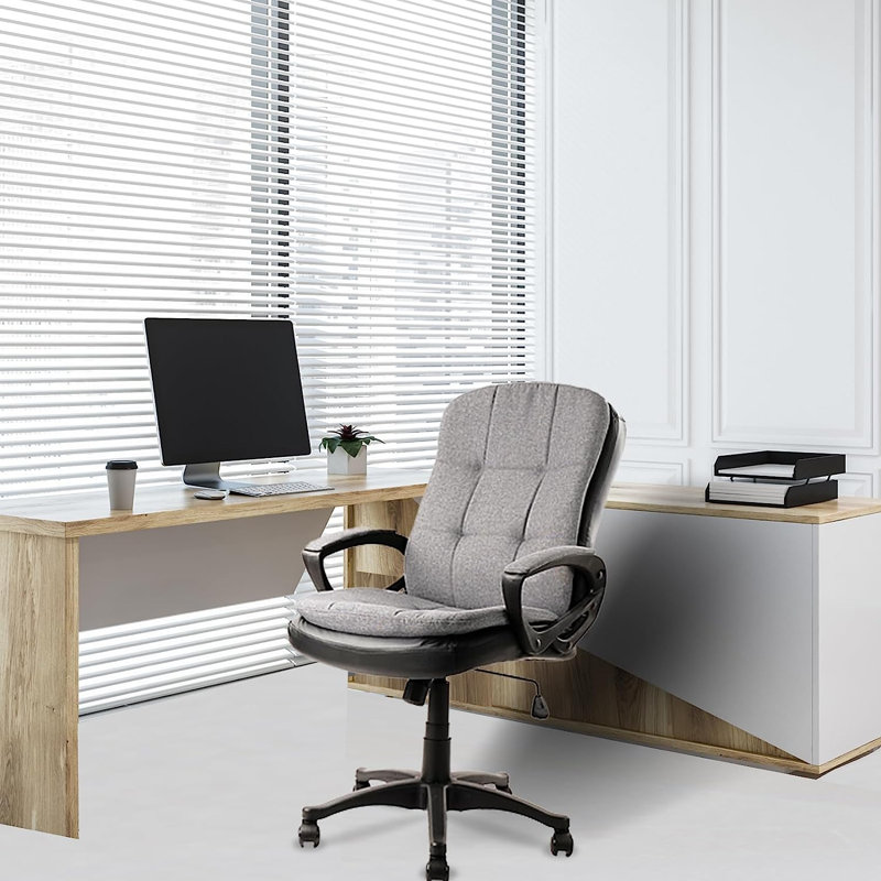 Latitude Run® Kobart Fabric Executive Chair