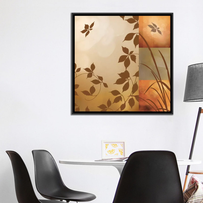 « abondance », reproduction d’impression sur toile tendue, H 18 po x l 18 po x P 1,5 po, Toile avec cadre noir, Pas de tapis