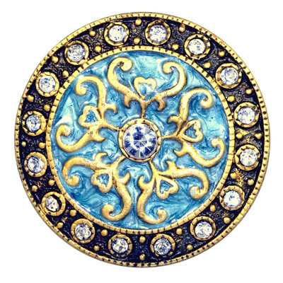 Cloisonne 1 1/2" Diameter Mushroom Knob Multipack