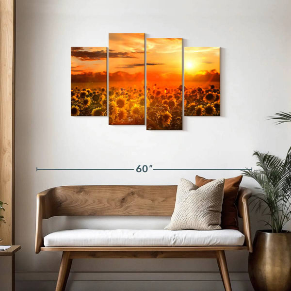 Millwood Pines Alvord Yellow Sunset - Wayfair Canada