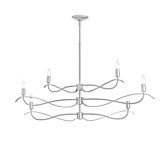 Willow 6 - Light Candle Style Classic Chandelier