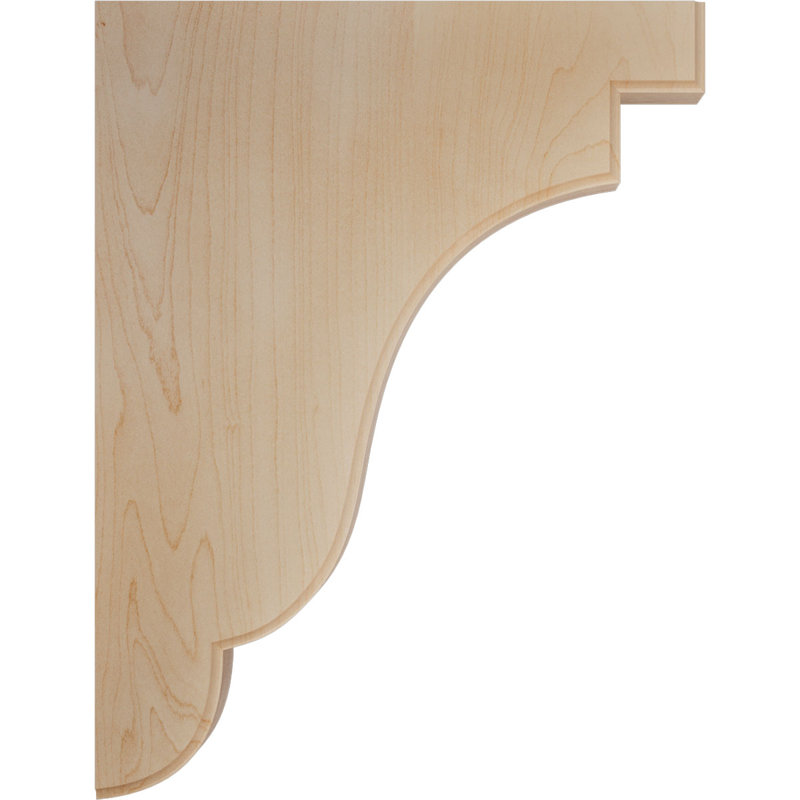 Support Bedford, Érable, 1,75 po X P 7,25 po X P 9,5 po H