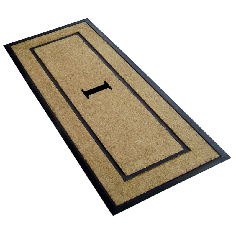 Tapis de porte antidérapant pour l'extérieur, L 24 po x L 57 po, I