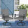 Patio Round 60" Dining Set With Removable Lazy Susan