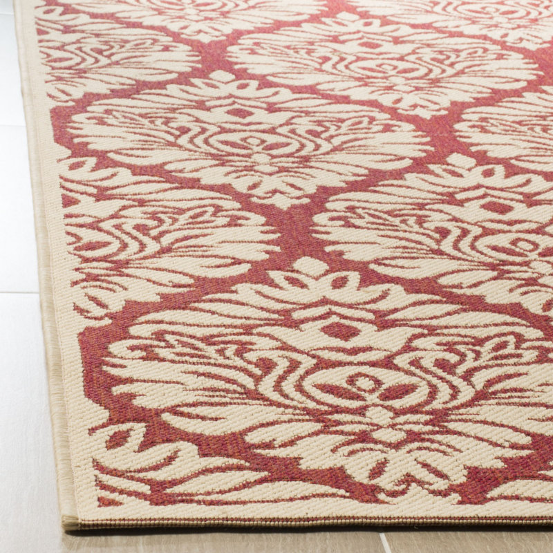 Emmanuel 100 Performance Ikat Indoor/Outdoor Area Rug, Square 6'7"