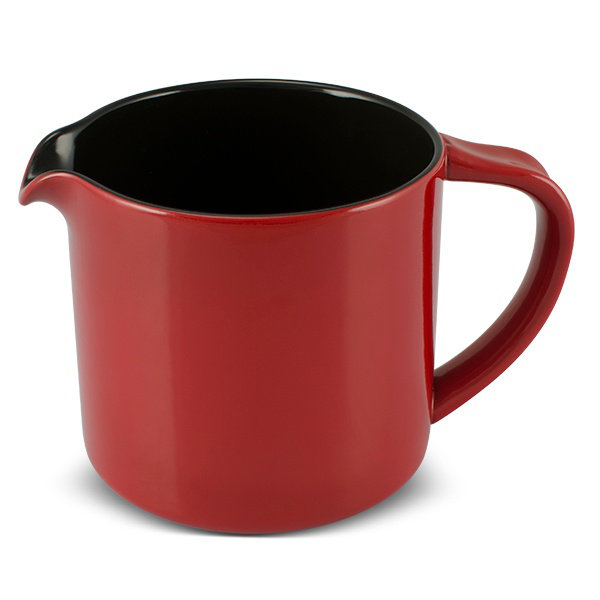 Pot à lait Ceraflame Bouilloire en céramique pour cuisinière, Rouge
