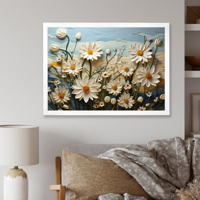 Daisies Daisy Delight II - Daisies, reproduction d'art encadrée