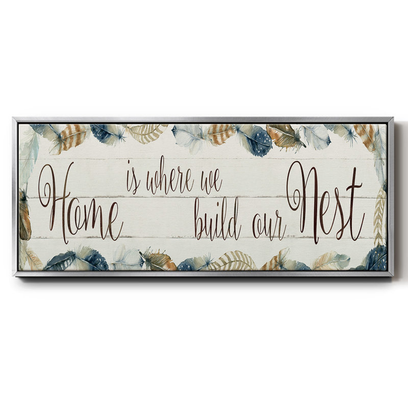 Home Nest - toile encadrée