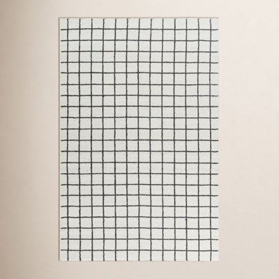 Jefferson Hand-Woven Plaid Rug